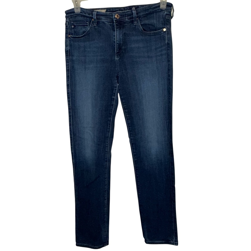 AG ADRIANO GOLDSCHMIED Prima Mid Rise Dark Wash Cigarette Jeans Size 30R
